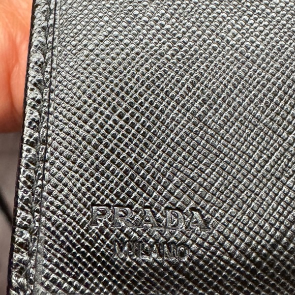 Prada Saffiano leather flap wallet with COA EUC - Picture 15 of 15